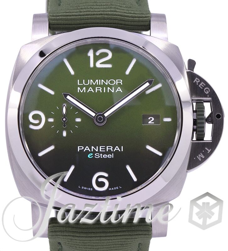 Panerai Luminor Marina Verde Smeraldo Steel 44mm Green Dial PAM01356