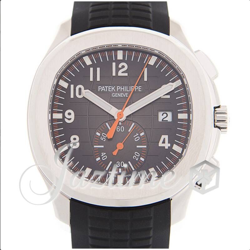Patek Philippe Aquanaut Chronograph Stainless Steel Black Dial 5968A 001