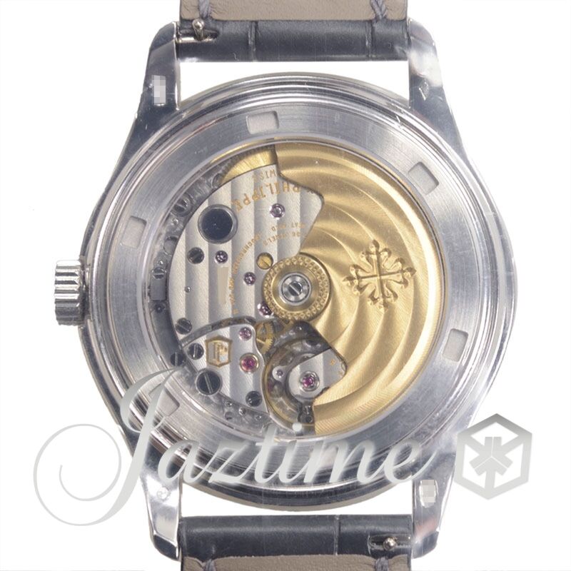 Patek Philippe Complications Annual Calendar Moon Phases Platinum Ebony Dial 5146P 001 BRAND NEW