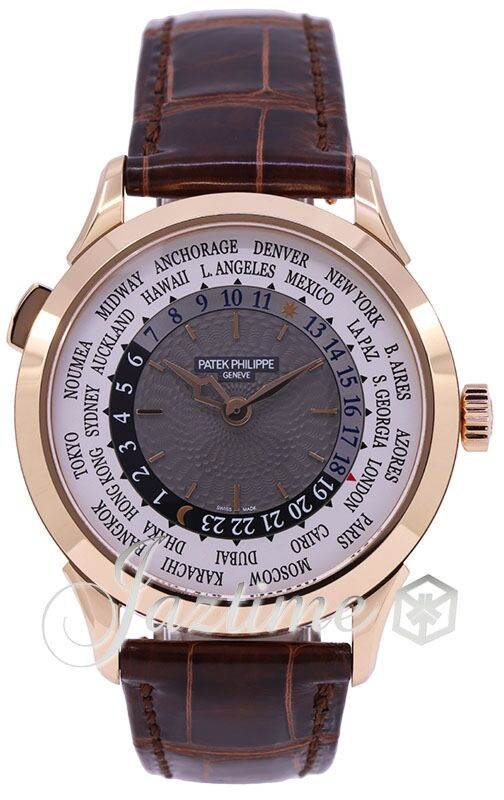 Patek world time rose gold store