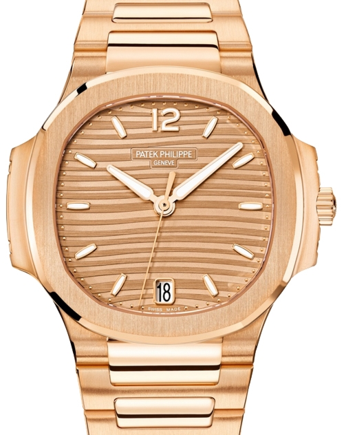 Patek Philippe Nautilus Ladies Rose Gold Golden Brown Opaline Dial 7118 1R 010 BRAND NEW