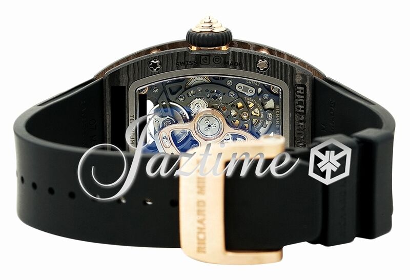 Richard Mille Automatic Winding Carbon TPT Rose Gold Medium Richard Mille Automatic Winding Carbon TPT Rose Gold Medium