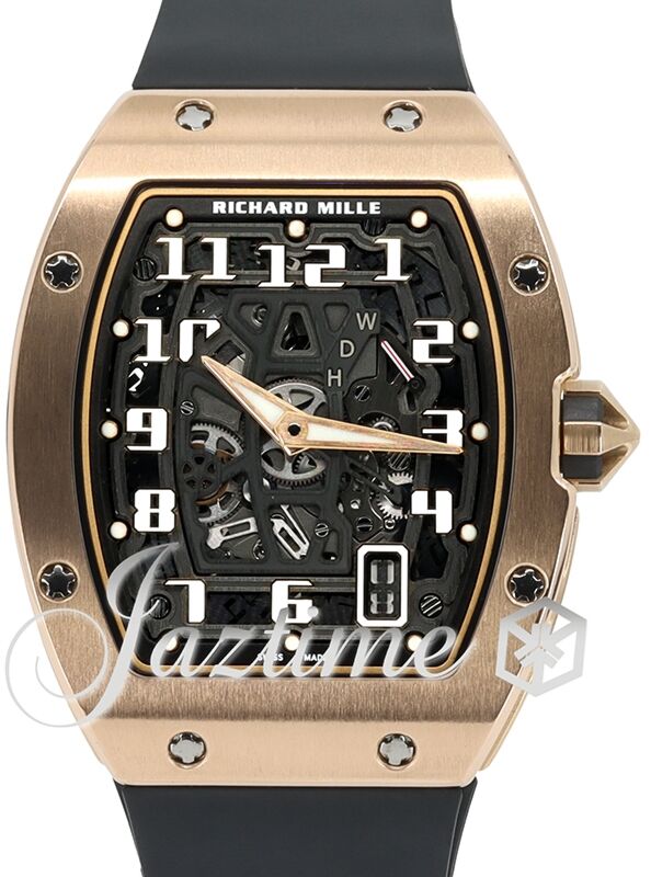 時計 mrmtysi Richard Mille Automatic Winding Extra Flat Rose Gold RM 67