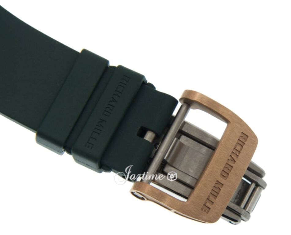 Richard Mille RM11用ベルトラバー グリーン