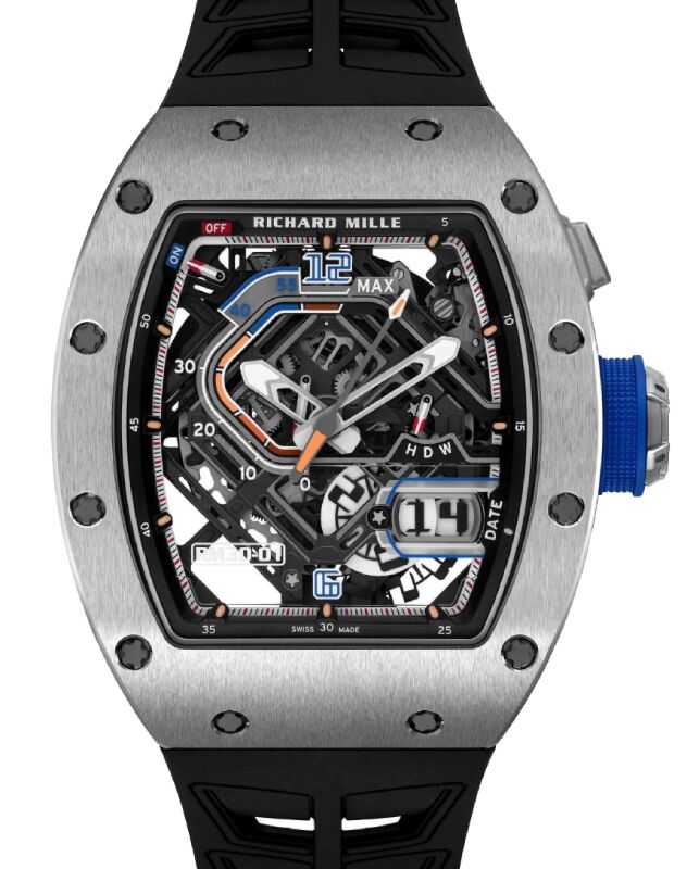 Richard Mille Automatic with Declutchable Rotor Titanium RM