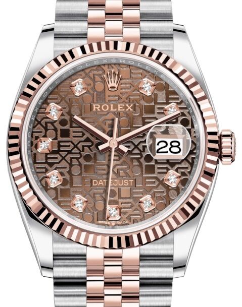 【50％OFF】 rolex-datejust-36-rose-gold- その他