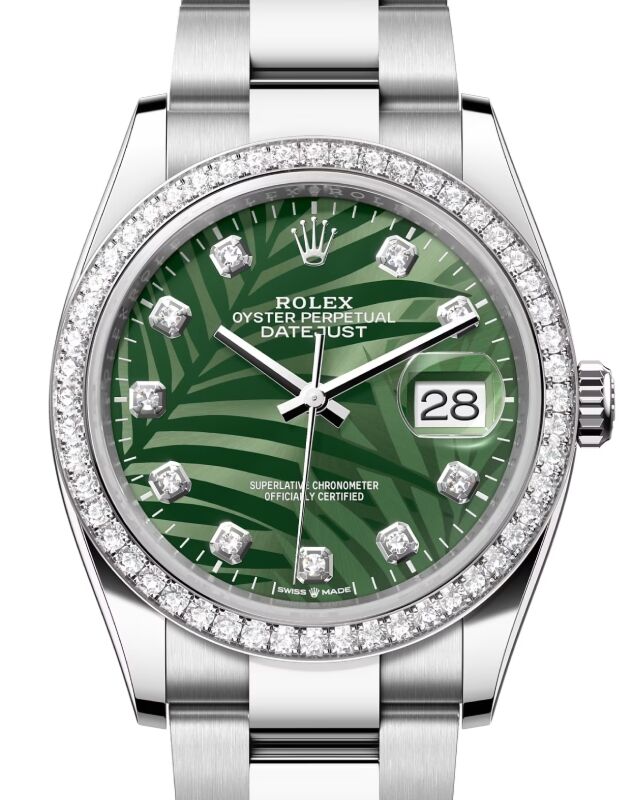 Rolex datejust 36 diamond bezel new arrivals