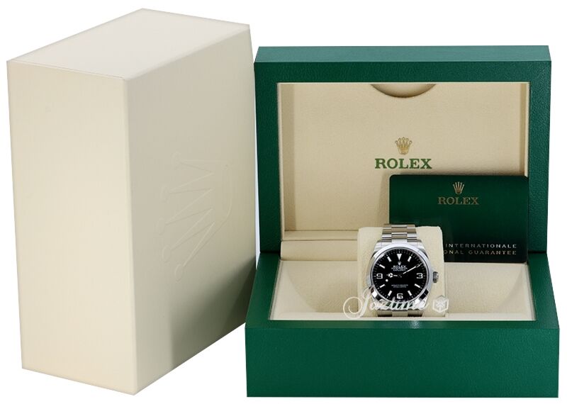 R&Y❤︎Briller様　✳️112個　ミンクファー ROLEX Explorer I 214270 Black Men's Used Watch #632816 | eBay