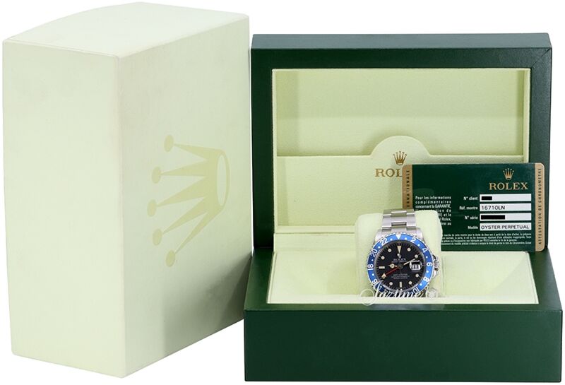 Rolex GMT Master II Blueberry Blue Vintage Stainless Steel 16710