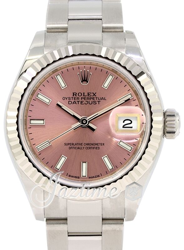 Rolex Lady-Datejust 28 279174 Pink Index Fluted White Gold Rolex Lady-Datejust 28 279174 Pink Index Fluted White Gold