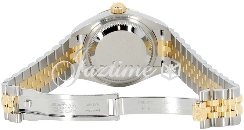Rolex Datejust 28 279163 Silver Index Domed Bezel Yellow