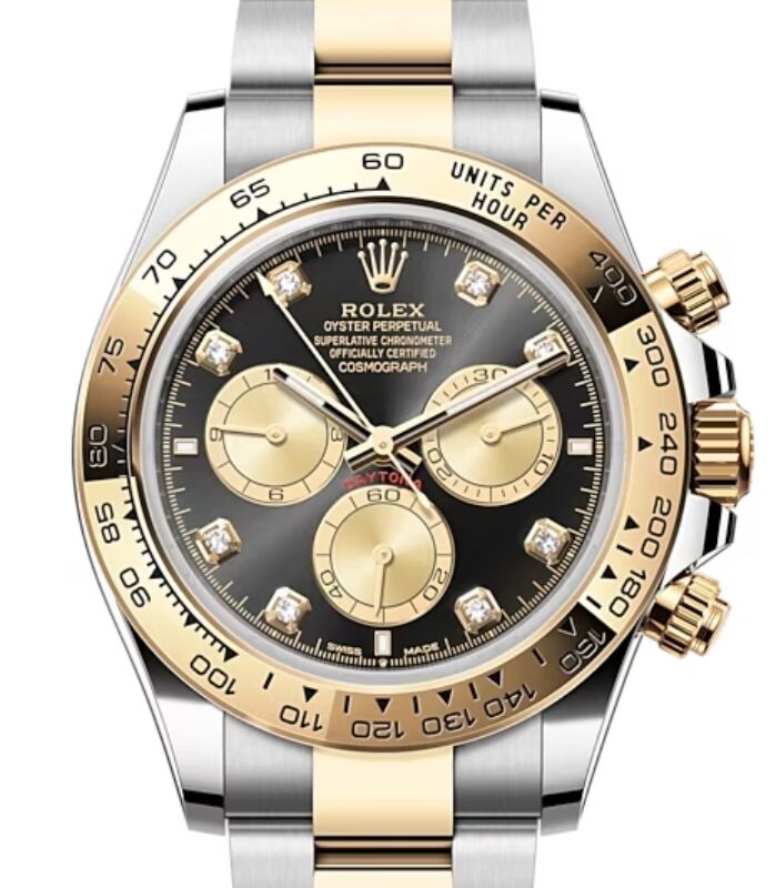Rolex daytona black gold on sale
