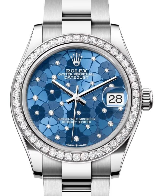 Oyster perpetual datejust blue new arrivals