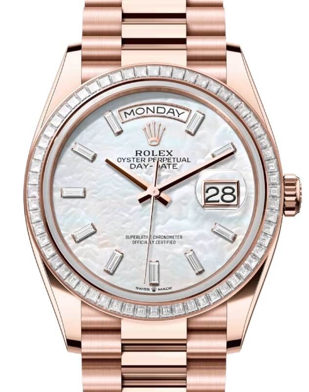 Rolex baguette diamond bezel hot sale