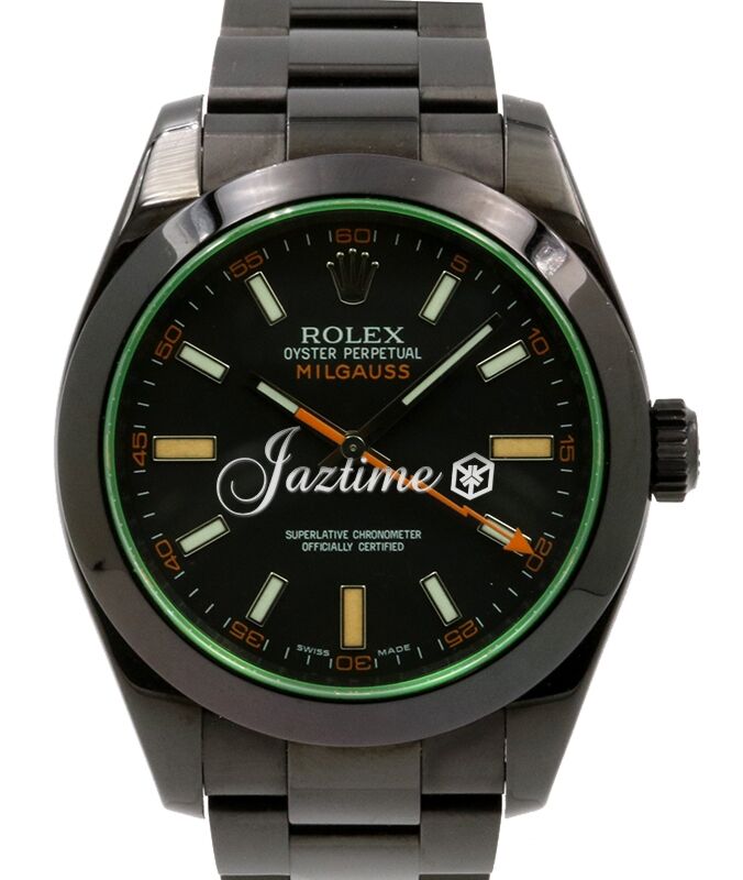 Rolex milgauss black price on sale