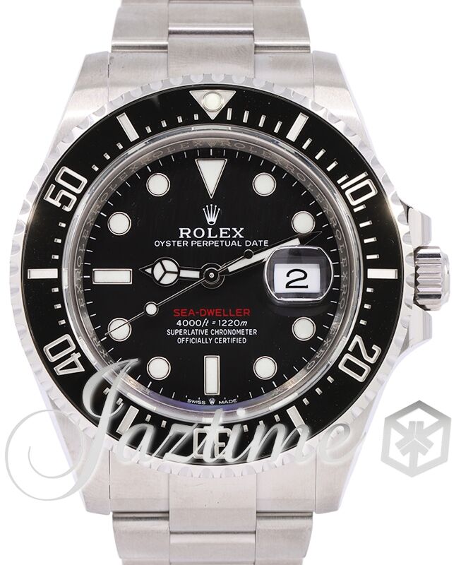 Rolex Sea Dweller Stainless Steel Black Maxi Dial Ceramic Bezel Oyster Bracelet 43mm 126600 BRAND NEW