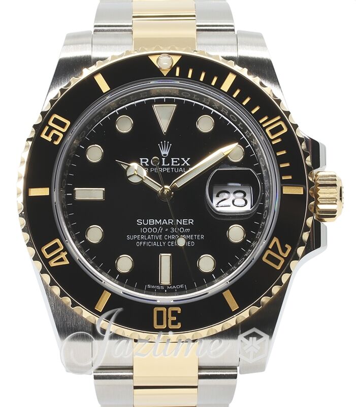 Rolex Submariner 116613 116613LN Ceramic Black Date 18k Yellow Gold Stainless Steel BRAND NEW