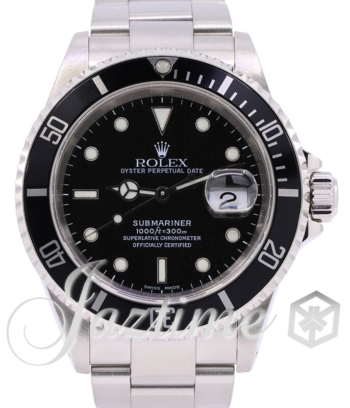 Rolex Submariner 16610 40mm Stainless Steel Oyster Date BOX PAPERS