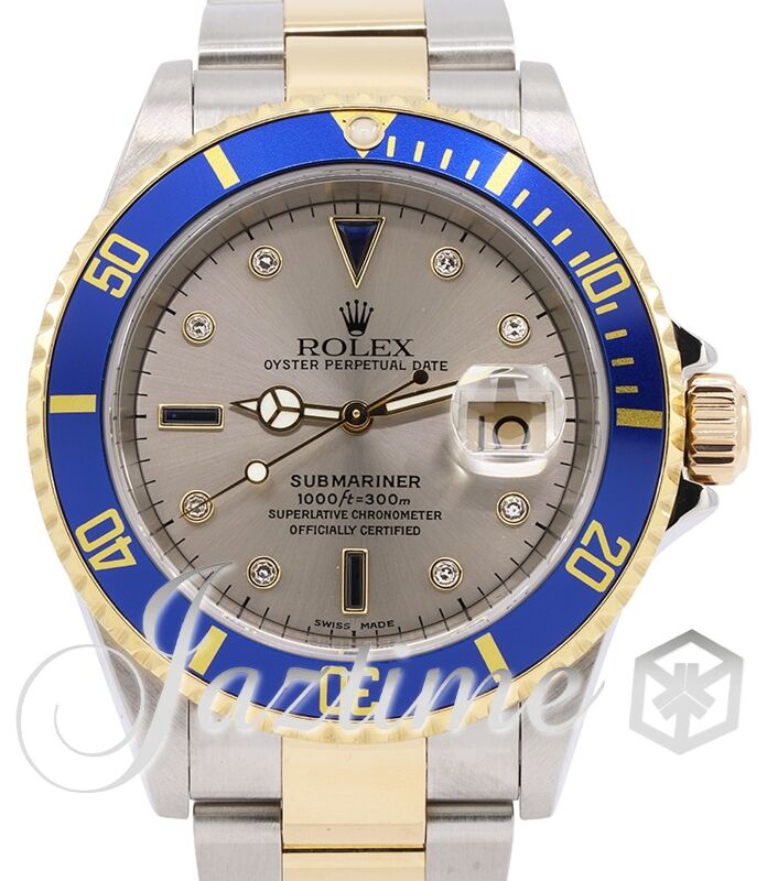 Rolex submariner 16613 serti dial on sale