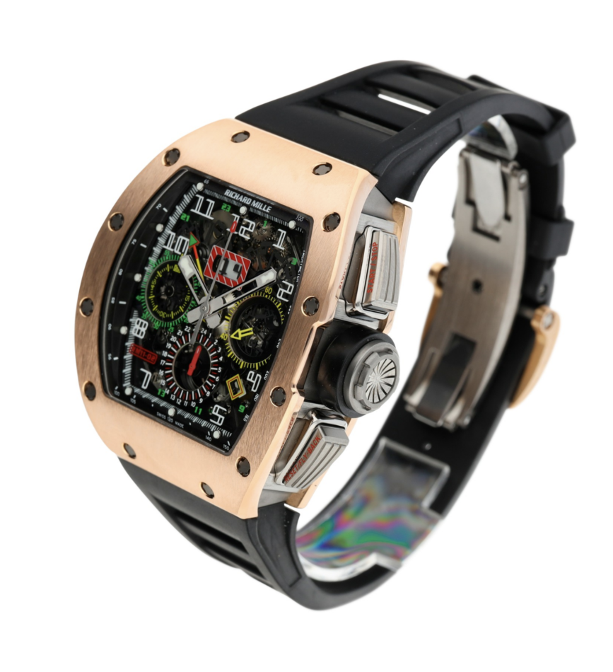 Richard Mille Flyback Chronograph Dual-Time Rose Gold Richard Mille Flyback Chronograph Dual-Time Rose Gold