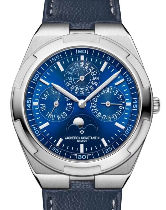 Vacheron Constantin Overseas Perpetual Calendar Ultra Thin White Gold Blue Dial 4300V 220G B945 BRAND NEW