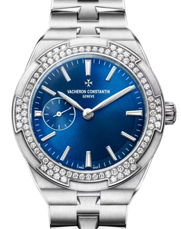 Vacheron Constantin Overseas Self Winding Steel Blue Dial Diamond Bezel 2305V 100A B170 BRAND NEW