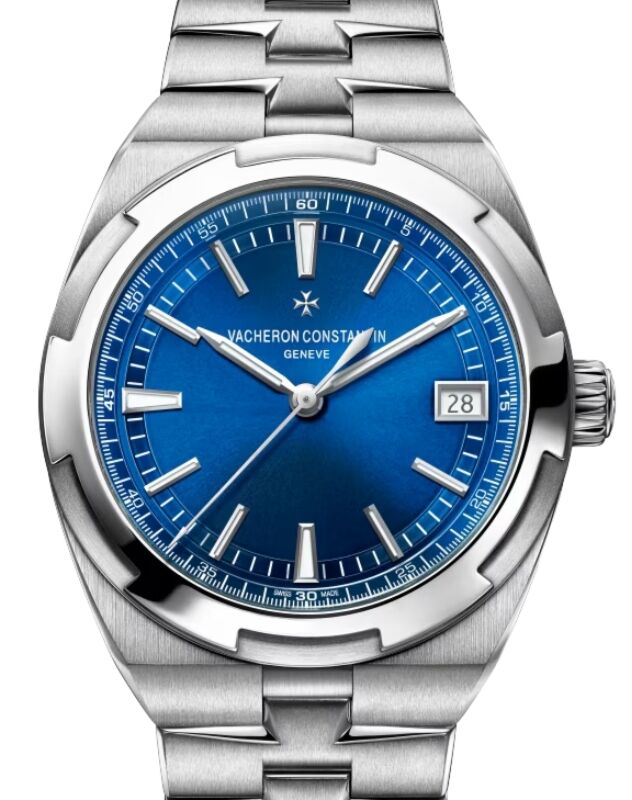 Vacheron Constantin Overseas Self Winding Steel Blue Dial 4500V 110A B128 BRAND NEW