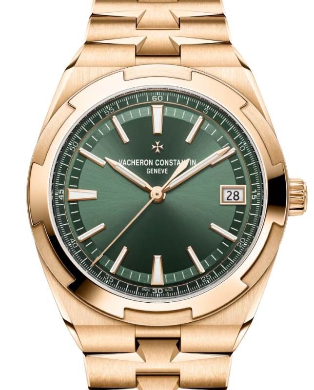 Vacheron Constantin Overseas Self Winding Pink Rose Gold 41mm Green Dial 4520V 210R B967