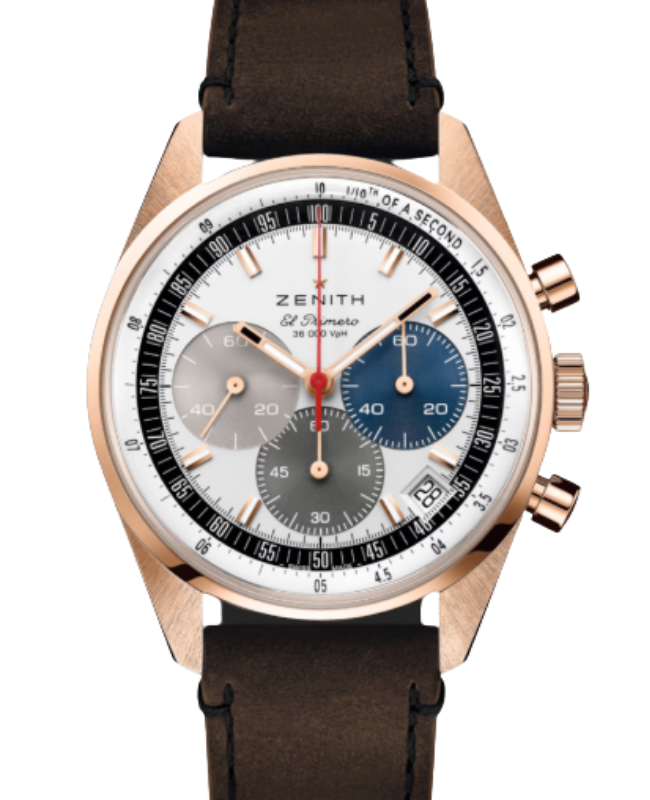 Zenith Chronomaster EP Original 18-Carat Rose Gold 38mm White Dial