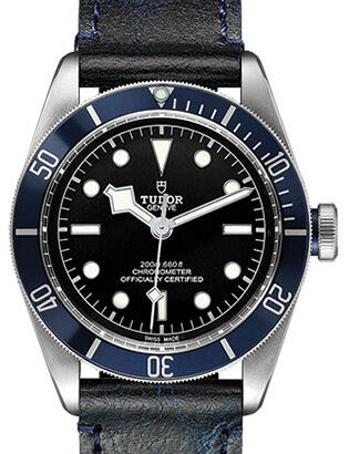 Tudor Heritage Black Bay 79230B Black Index Stainless Steel