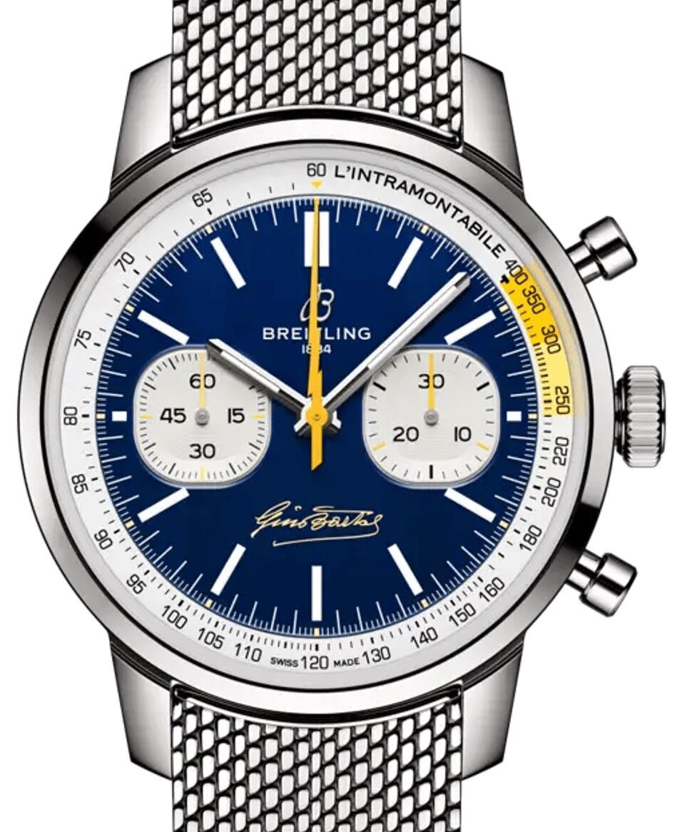 Breitling Top Time B01 Gino Bartali Stainless Steel Blue Dial