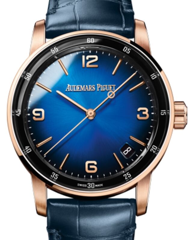 Audemars Piguet Code ベルト　新品未使用 Audemars Piguet Code 11.59 Selfwinding Rose Gold 41mm Blue Dial