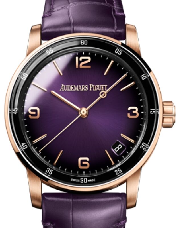 ADPW175 Audemars Piguet Code 11.59 Selfwinding Rose Gold 41mm Purple Dial