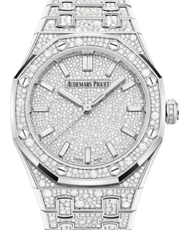 Audemars Piguet Royal Oak Self Winding 34mm White Gold Diamond