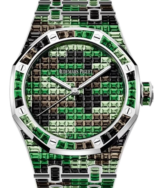 Audemars Piguet Royal Oak Selfwinding White Gold/Sapphires 15514BC