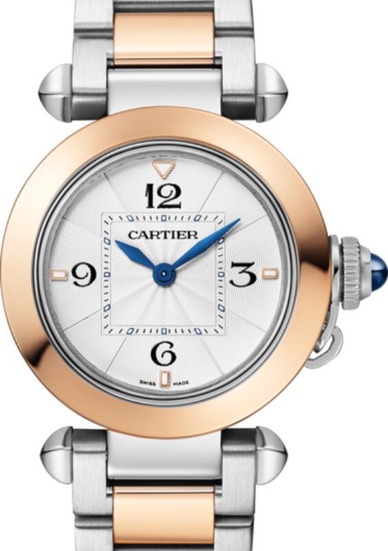 Cartier Pasha De Cartier Quartz Stainless Steel/Rose Gold 