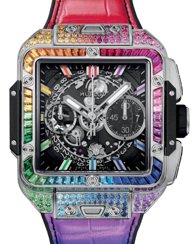 HUBLOT 2DS Spirit Of Big Bang Steel Coal Blue Diamonds 32 mm | Hublot