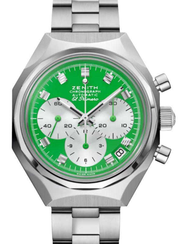 Zenith Defy Chronograph USM Steel 37mm Green Dial 03.A780.400-2/91