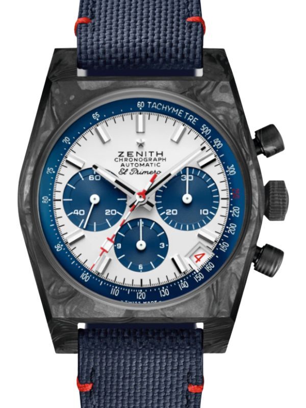 Zenith Chronomaster Revival A384 Liberty II Carbon 37mm White/Blue
