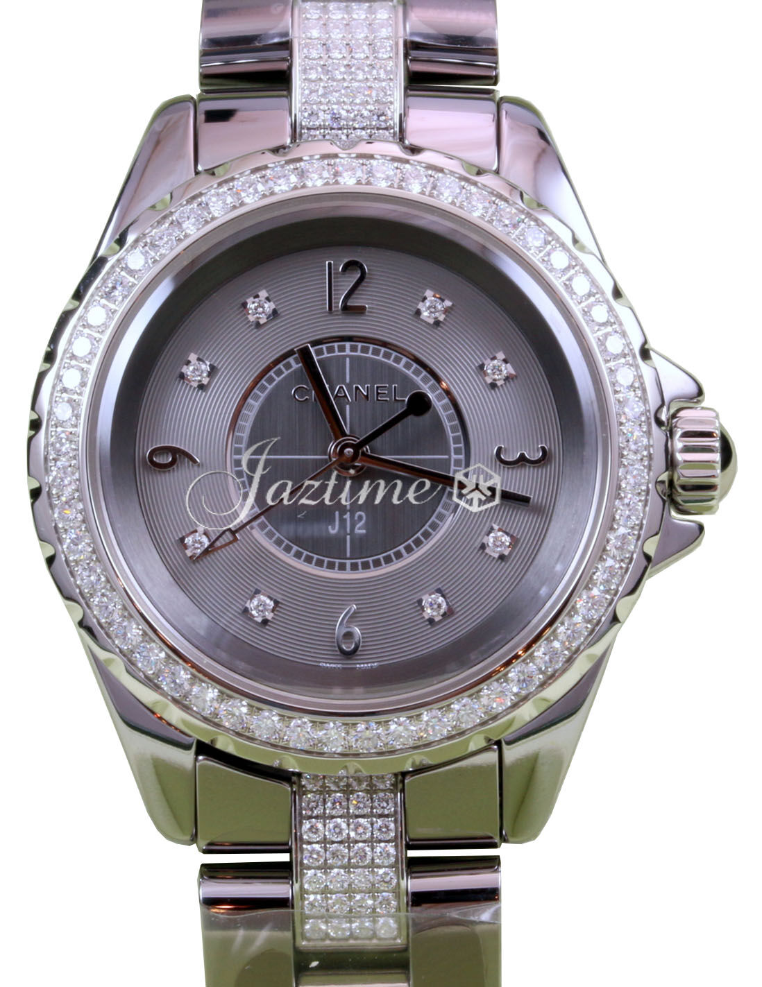 CHANEL J12 ダイヤコマ Chanel J12 H3105 Chromatic Ladies 33mm Titanium Gray Ceramic