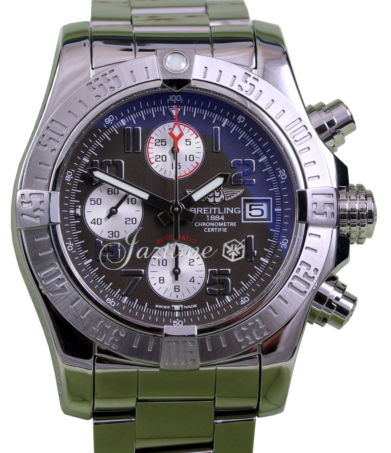 Breitling Avenger II Chronograph A13381 Grey Stainless Steel BRAND NEW