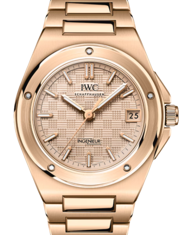iwc ゴールド　シャウハウゼン IWC Ingenieur Automatic 18-Carat 5N 35mm Gold Dial IW324903