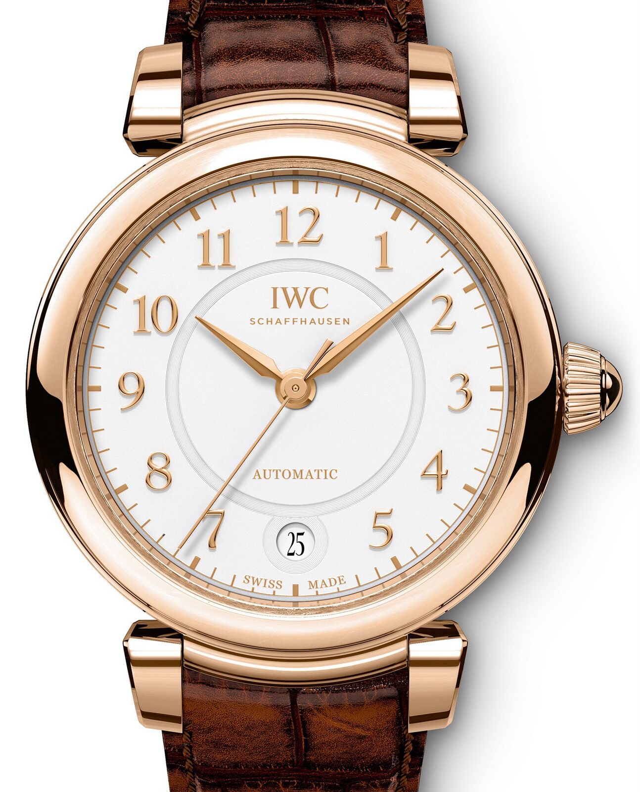 IWC Schaffhausen Da Vinci Automatic 36 IW458309 Silver Arabic Red