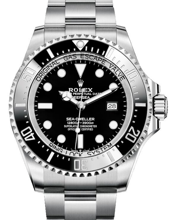 Rolex Deepsea Stainless Steel Black Dial & Ceramic Bezel Oyster