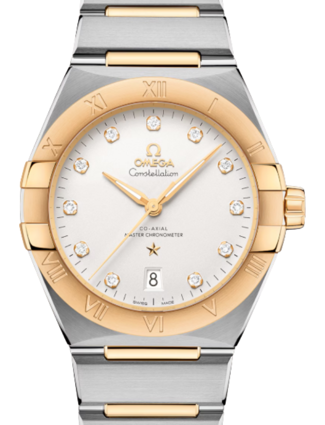 OMEGA Constellation ゴールド シルバー Omega Constellation Co-Axial Master Chronometer 39mm Steel Yellow