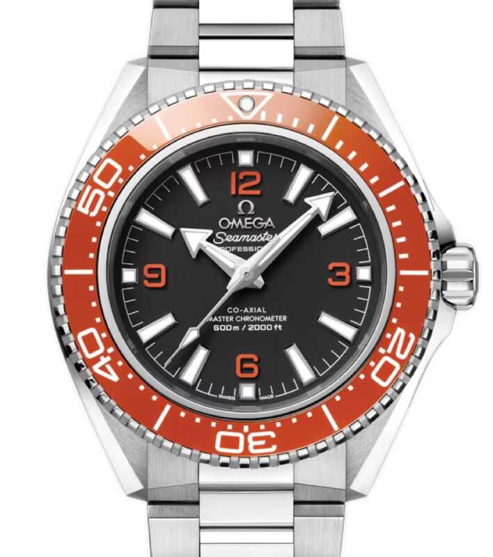 Omega Seamaster Planet Ocean 600M 42mm Steel/Orange Ceramic Black