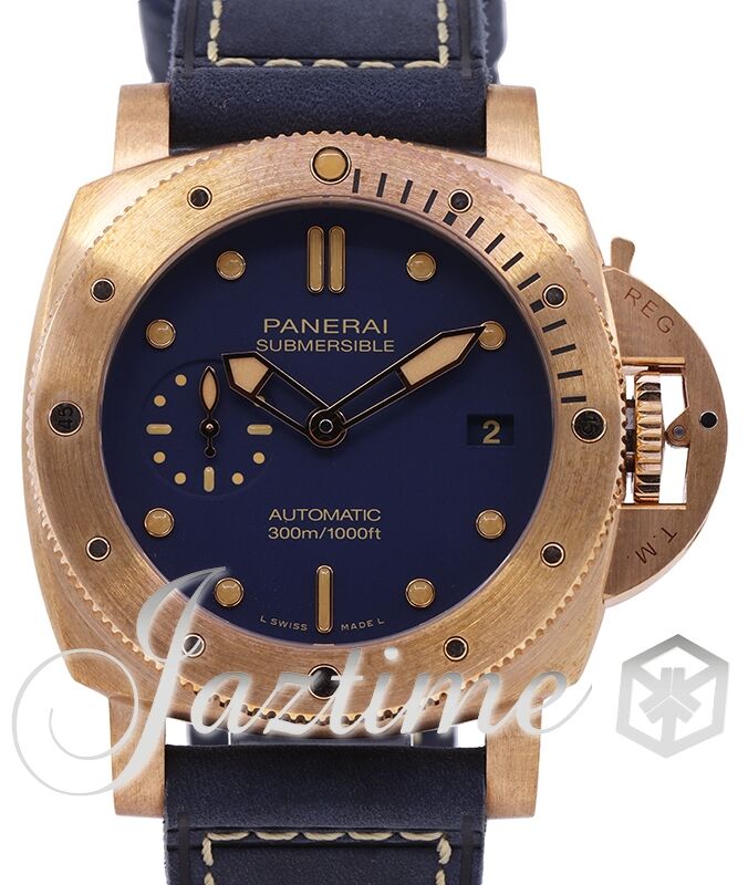 Panerai Submersible Bronzo Blu Abisso Bronze 42mm Blue Dial