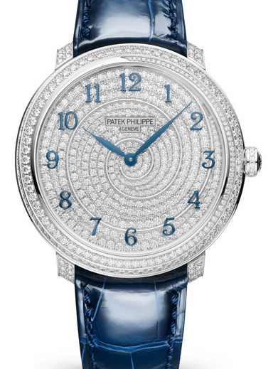 PATEK PHILIPPE 製氷スタンプ Patek Philippe Calatrava Diamond Ribbon Joaillerie White Gold 36.5