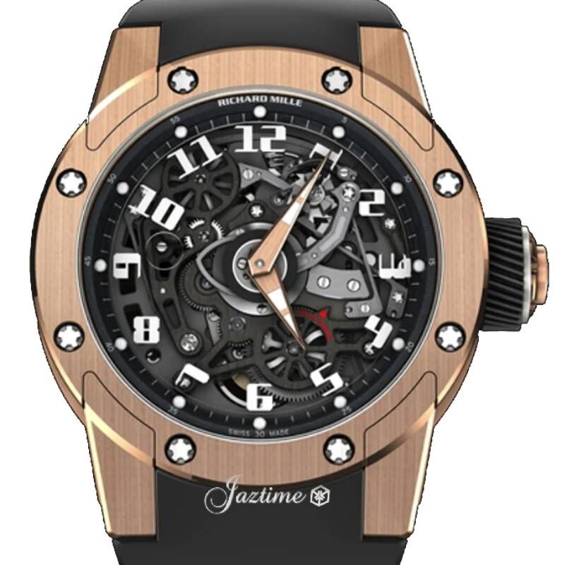 Richard Mille Automatic Winding Dizzy Hands Red Gold/Titanium RM