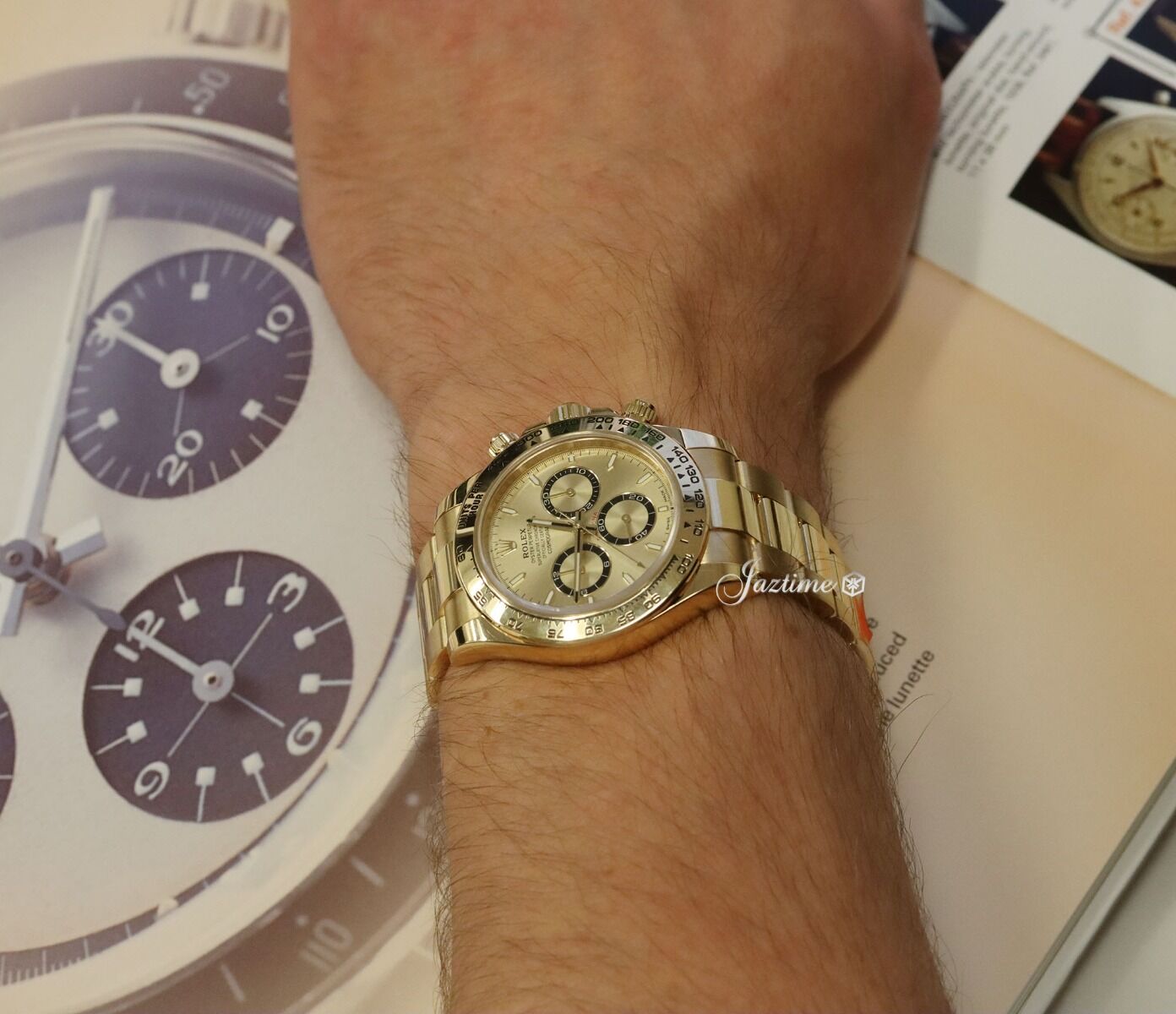 Rolex Cosmograph Daytona Yellow Gold Golden Dial 126508 Review